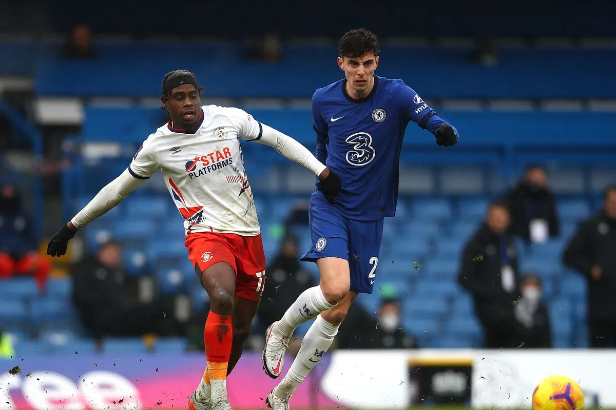 Chelsea vs Luton Town. Match officials confirmed